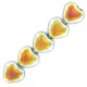 Czech Hearts beads 6mm Crystal marea 00030/28001